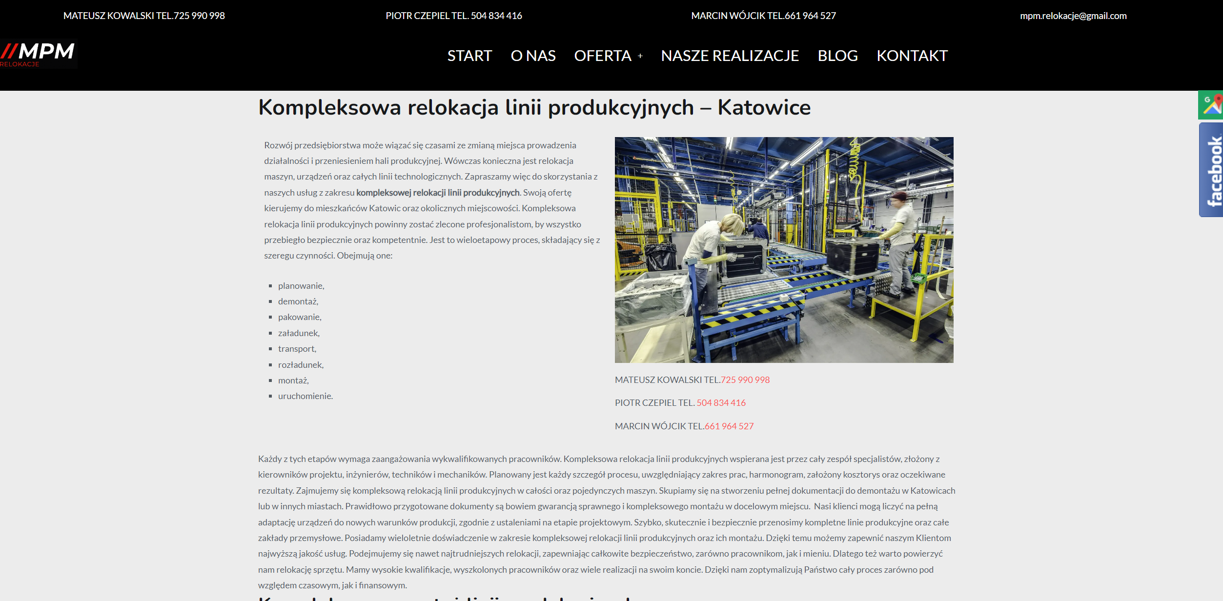 Relokacje linii produkcyjnych bez przestojów - jak zaplanować przeniesienie maszyn krok po kroku?