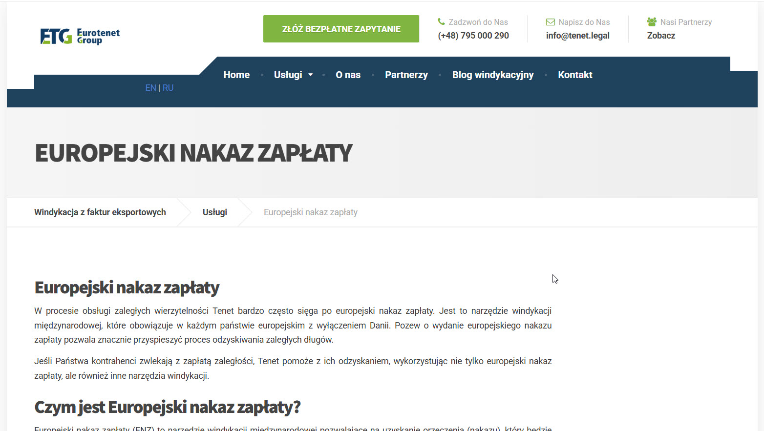Europejski nakaz zapłaty - co zrobić, gdy dłużnik wniesie sprzeciw?