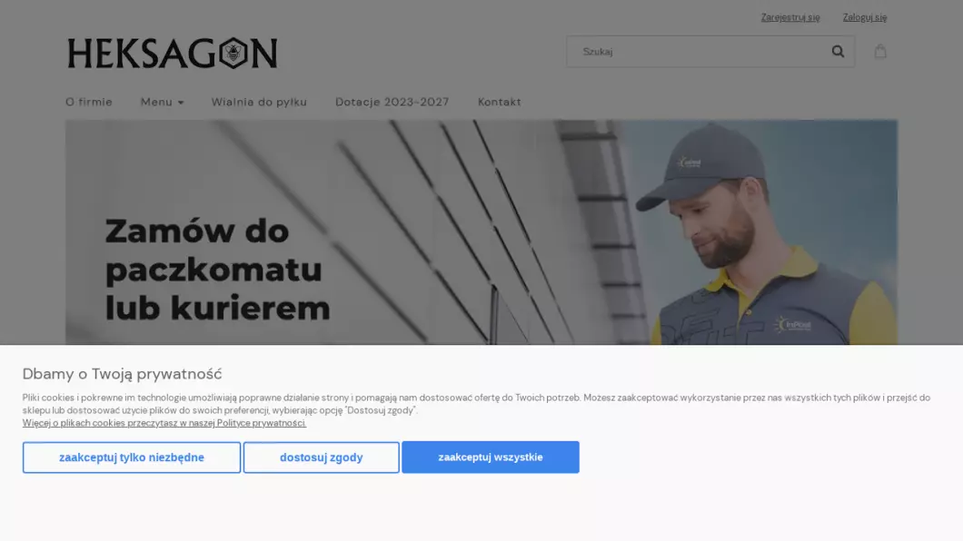 Sprzęt pszczelarski | Internetowy sklep pszczelarski Heksagon - podgląd