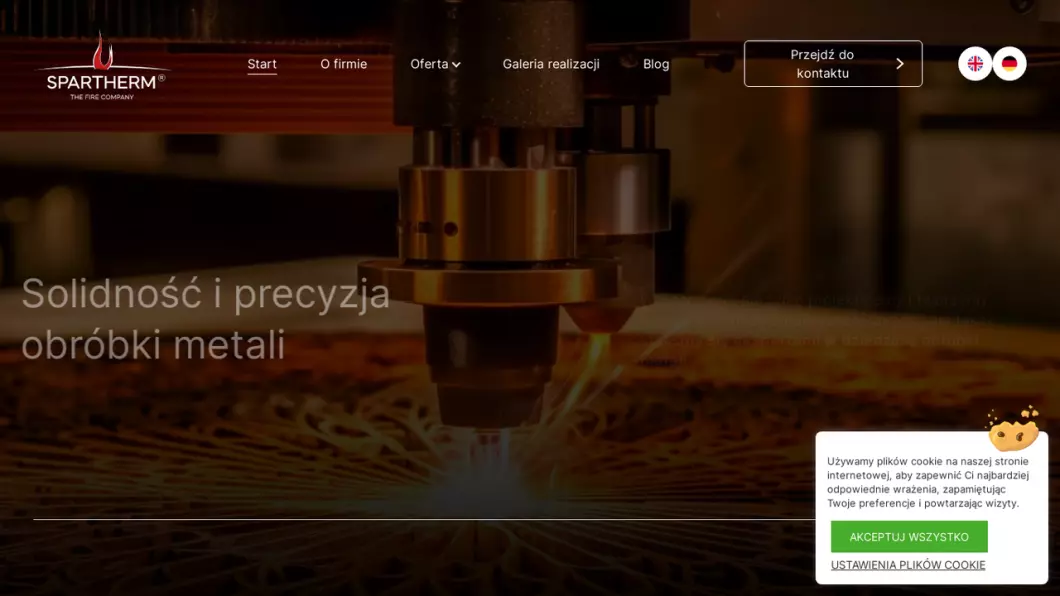 Obróbka metali Spartherm - podgląd