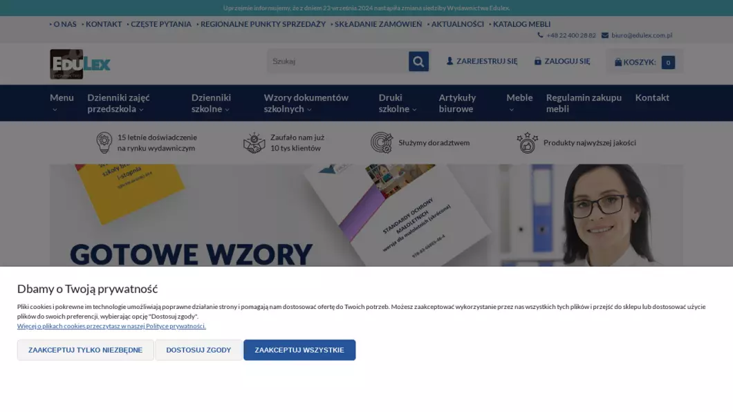 Wydawnictwo internetowe Edulex - podgląd