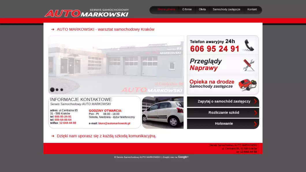 Serwis Samochodowy AUTO MARKOWSKI - podgląd